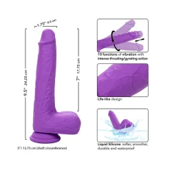 Discount LoversStores Studs Gyrating & Thrusting 7in Dildo
