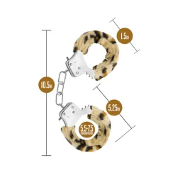 Outlet LoversStores Temptasia Furry Leopard Handcuffs