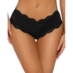 Best LoversStores Vera Micro & Lace Trim G-String