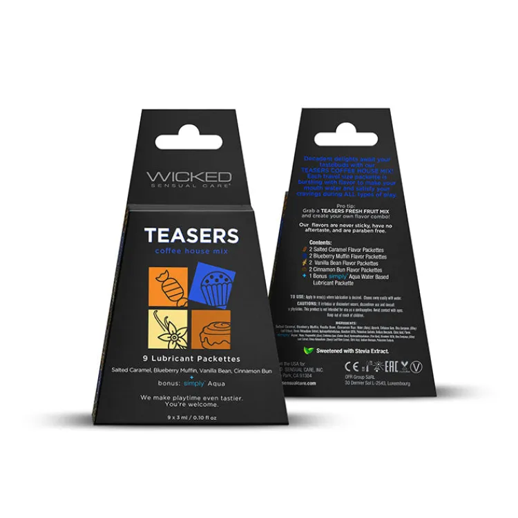 New LoversStores Wicked Teaser Coffee House Lubricant Taster Set
