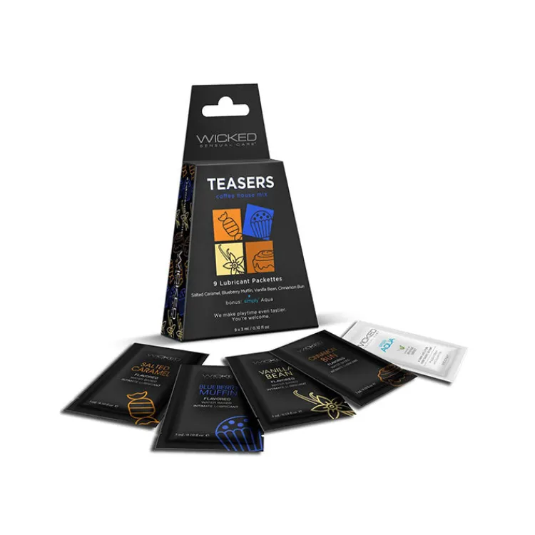 New LoversStores Wicked Teaser Coffee House Lubricant Taster Set